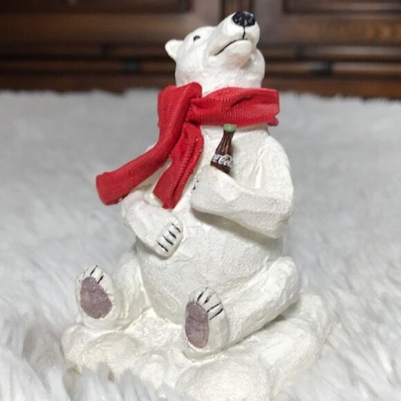 Vintage 2pc Coca-Cola x Madame Alexander 'Off to the North Pole' Figurine Set - Picture 11 of 16